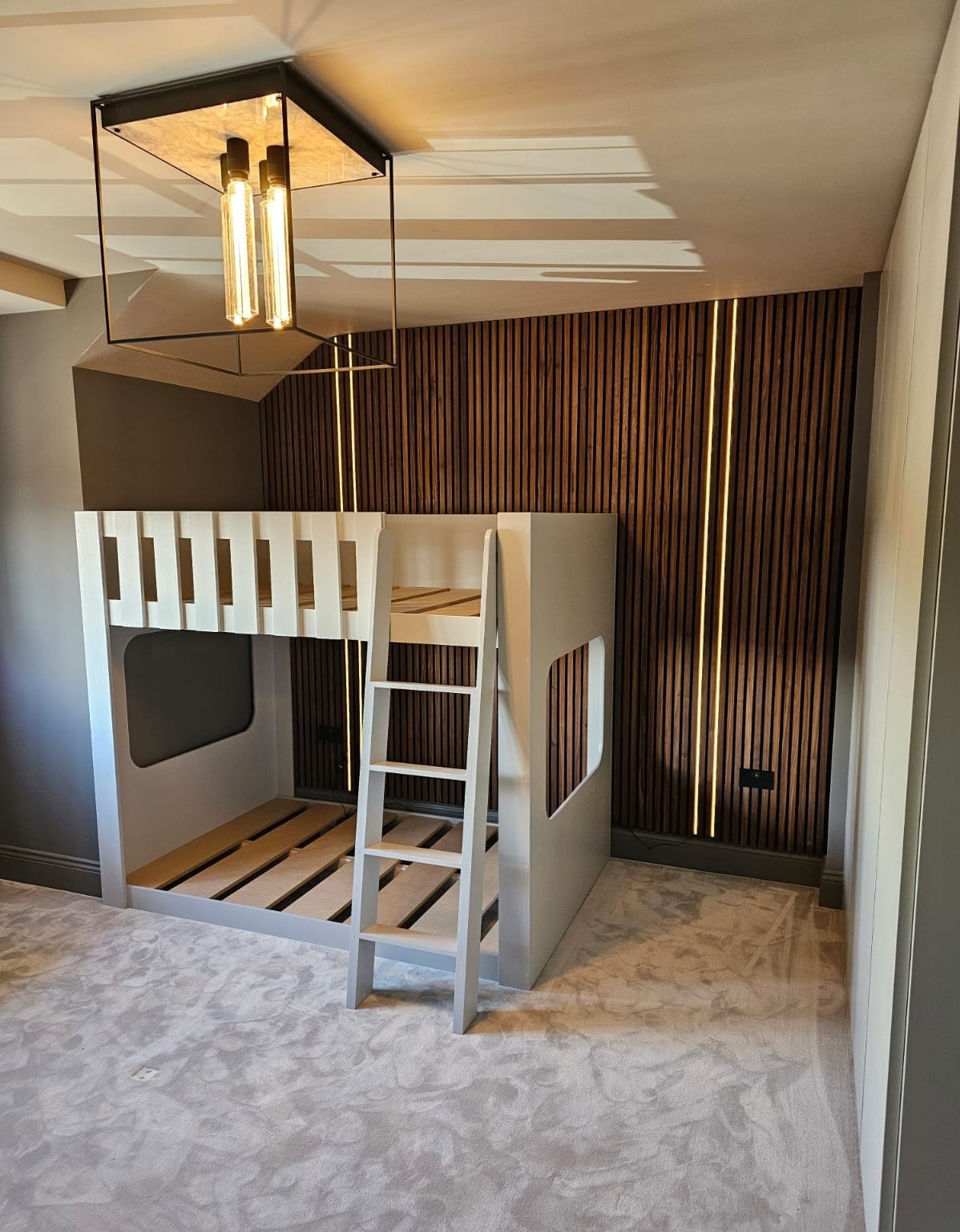 Standard Bunk Bed With A Ladder