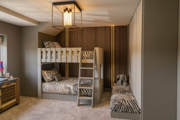 Standard Bunk Bed With A Ladder