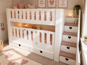 bespoke ikea beds with stairs