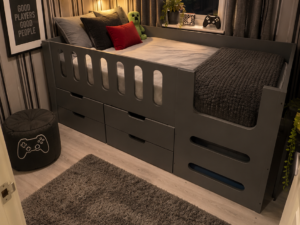 cabin single bed with drawers