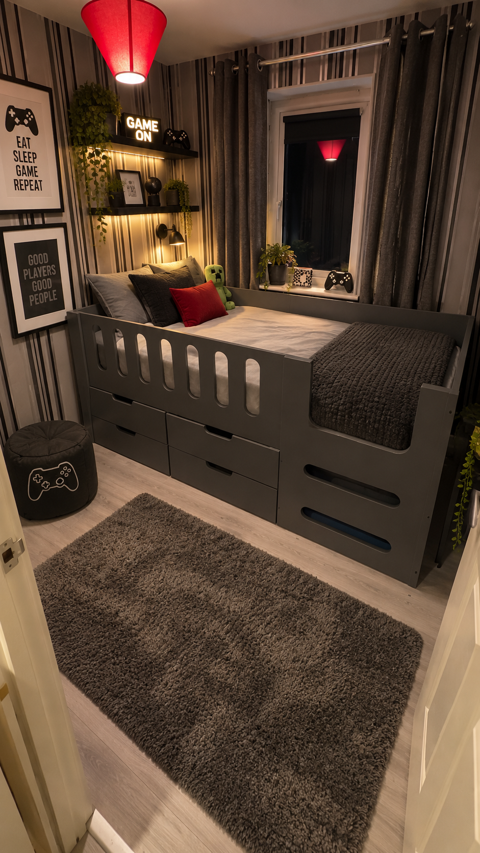cabin single bed with drawers