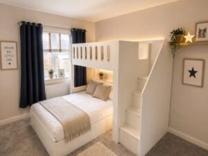 Double Deluxe - bunk bed with double bed on bottom