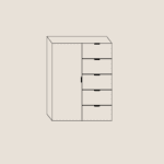 Drawers and Wardrobe