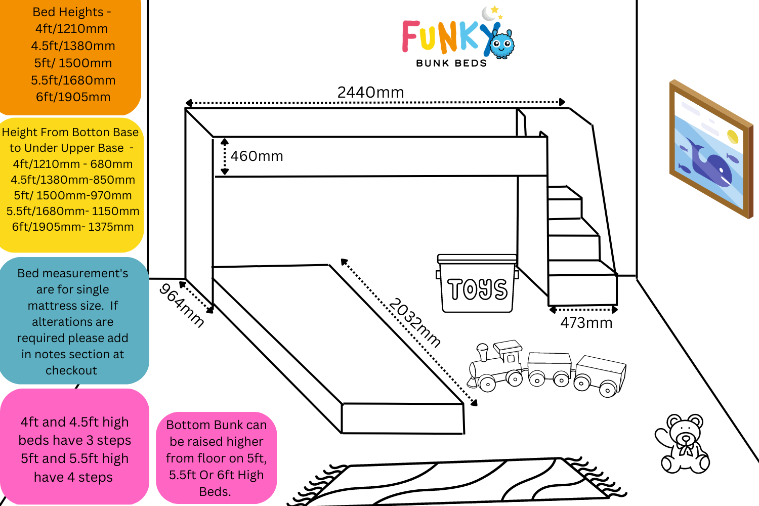 L Shape Storage Bunk - Image 17