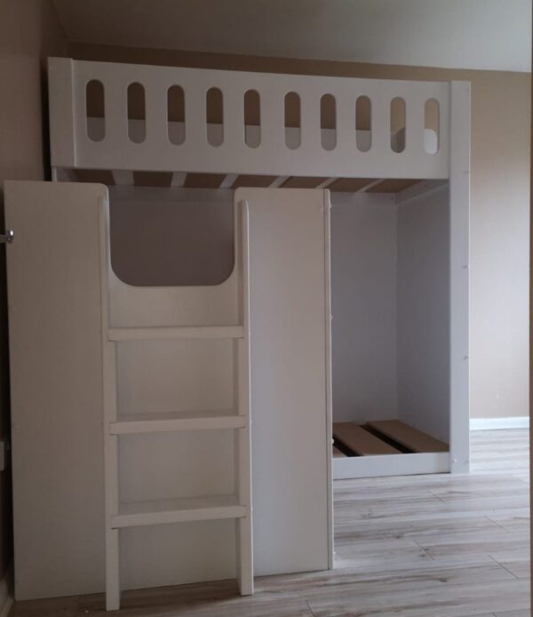 Bunk Bed with drawers and storage. children bedroom furniture. sharing bedroom. modern bunk bed