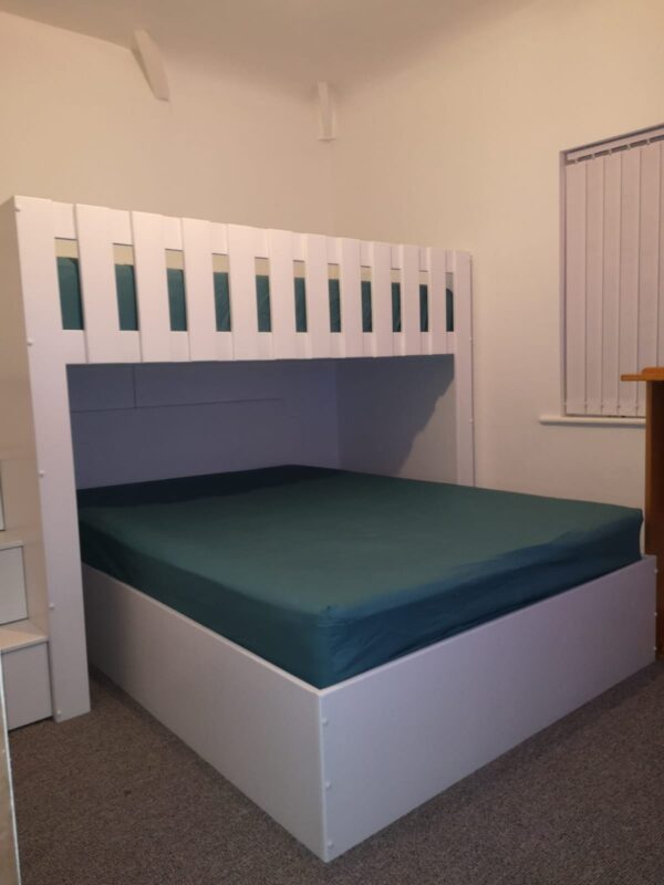 Bunk Bed with drawers and storage. children bedroom furniture. sharing bedroom. modern bunk bed