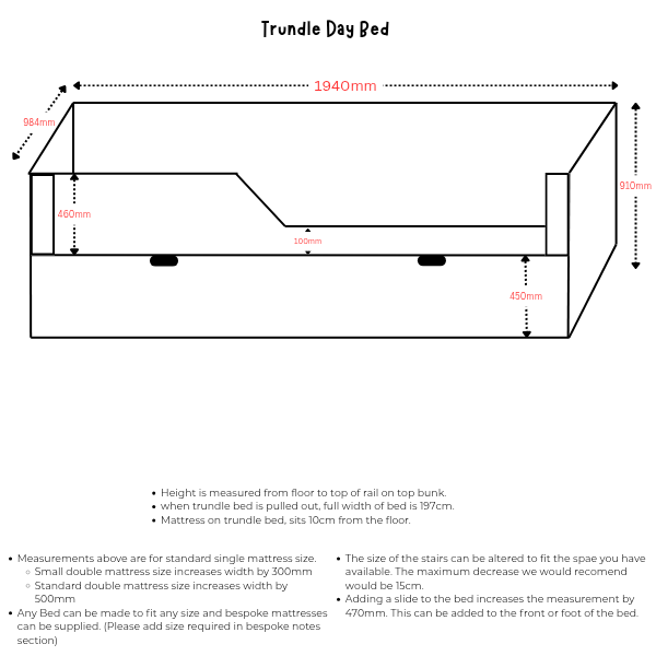 Trundle Day Bed - Image 7