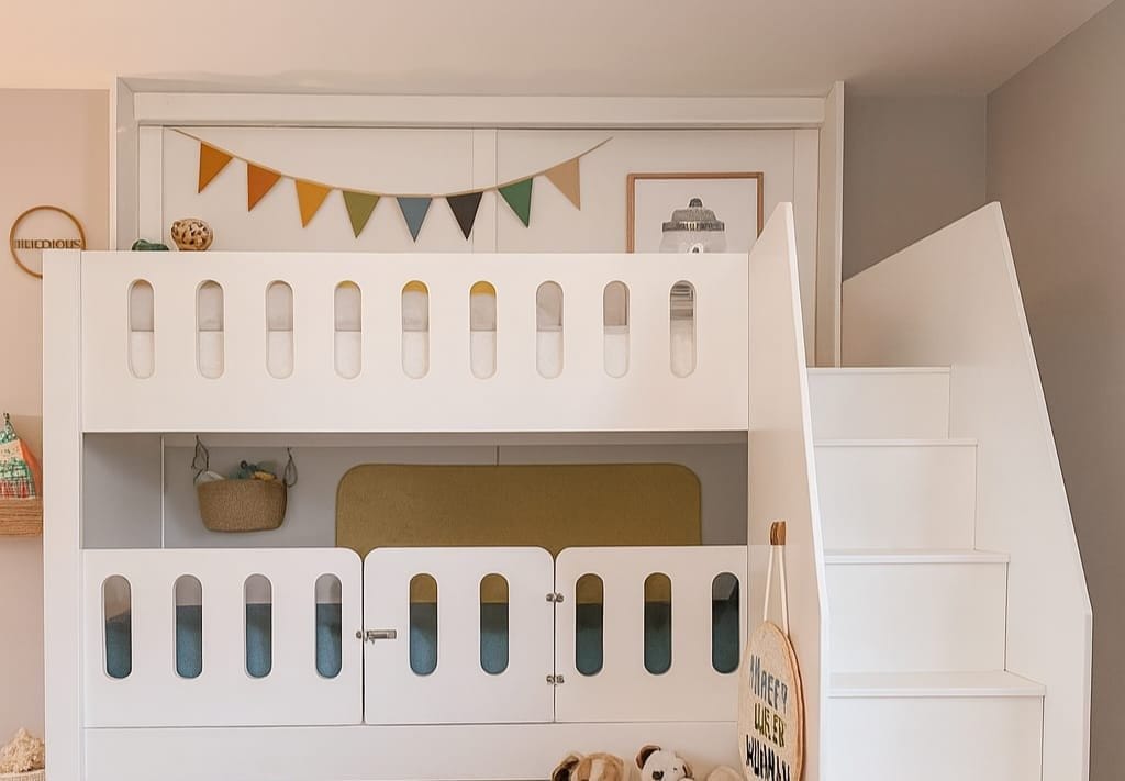 Storage Cot Bunk - Stairs On The Front