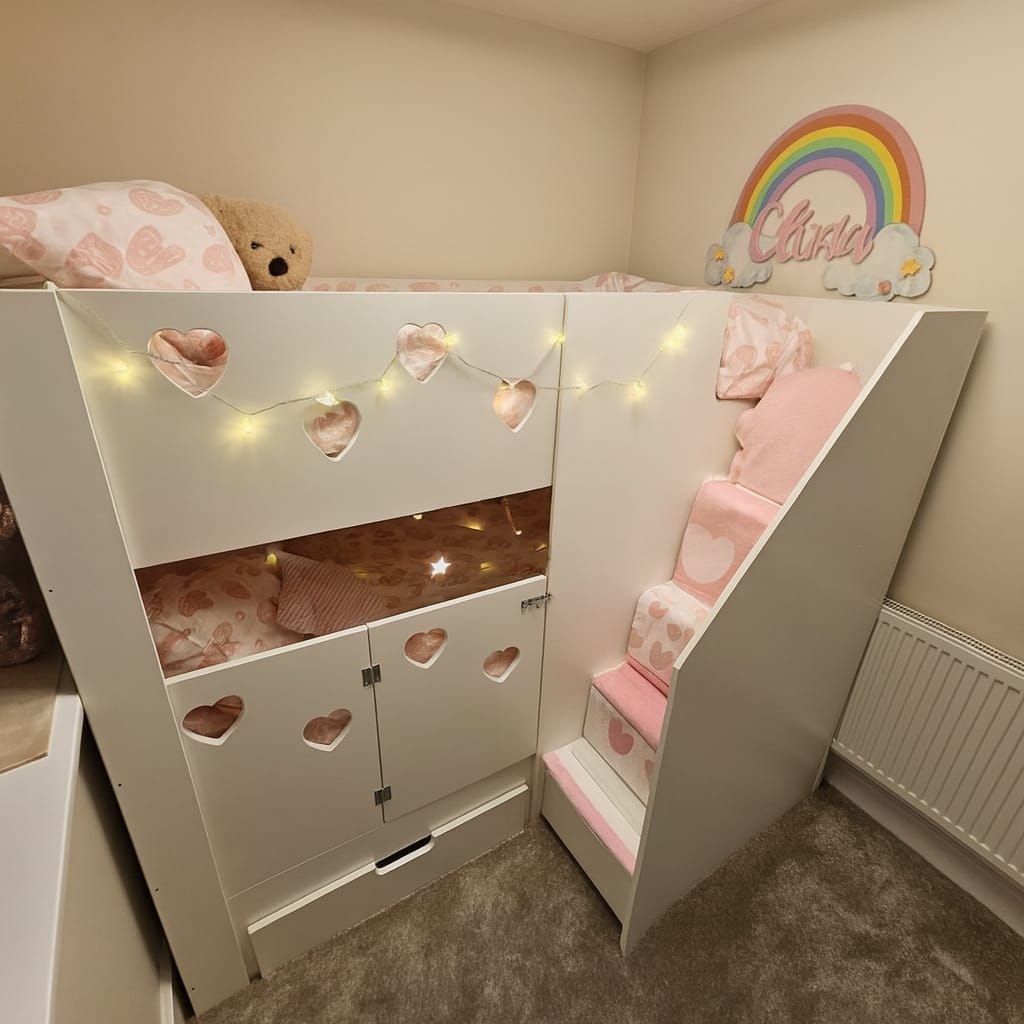 Storage Cot Bunk - Stairs On The Front - Image 2