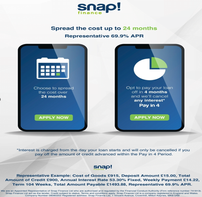 snap finance flexible payment options