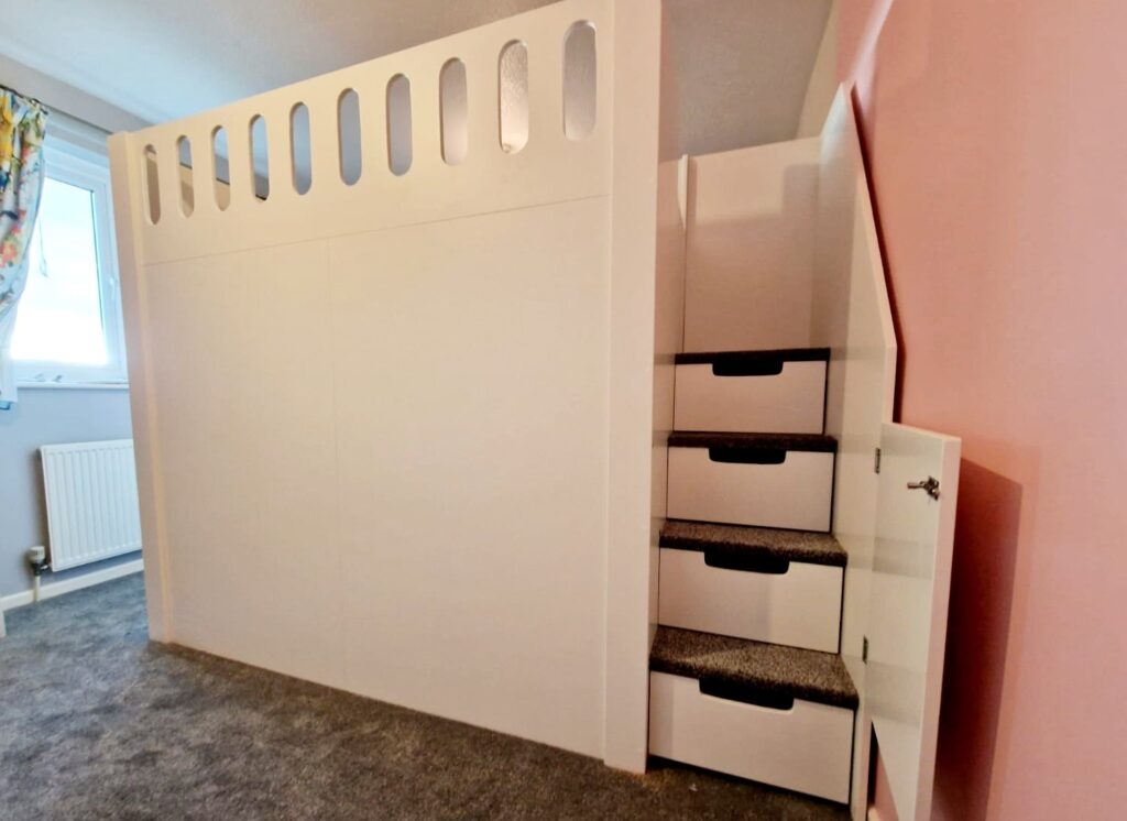 Room Divider Triple Bed Funky Bunk Beds