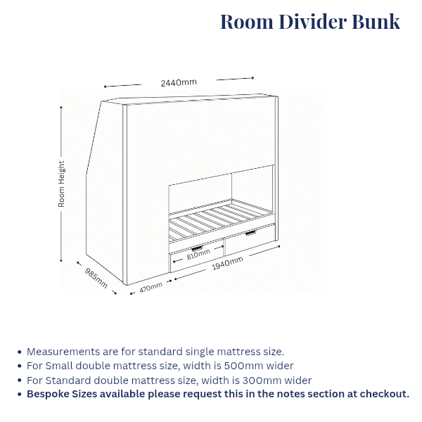 Room Divider Triple Bed - Image 10