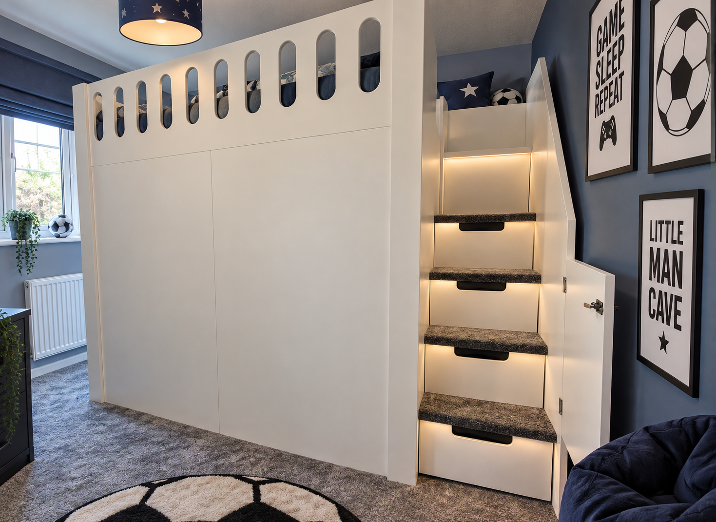 Room Divider Triple Bed - Image 4