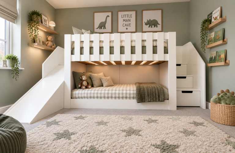 Bespoke children's bunk bed by Funky Bunk Beds