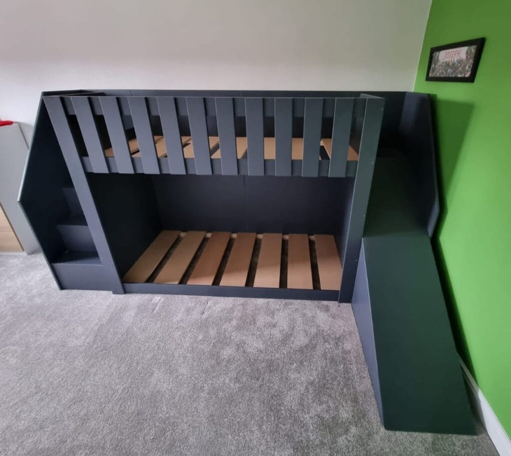 bunk bed with slides