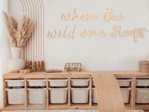 Personalised Wooden Wall Art – Custom Quote or Name Sign