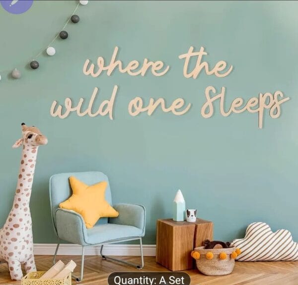 Personalised Wooden Wall Art – Custom Quote or Name Sign - Image 3