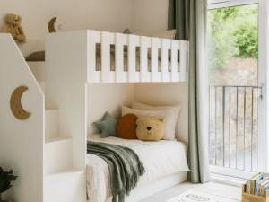 4ft High Bunk Bed with Stairs – Sale