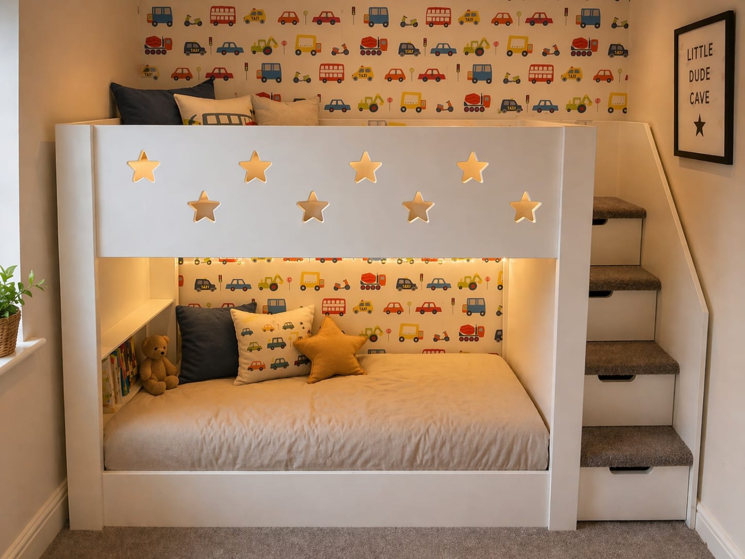 Kids bedroom space saving solutions