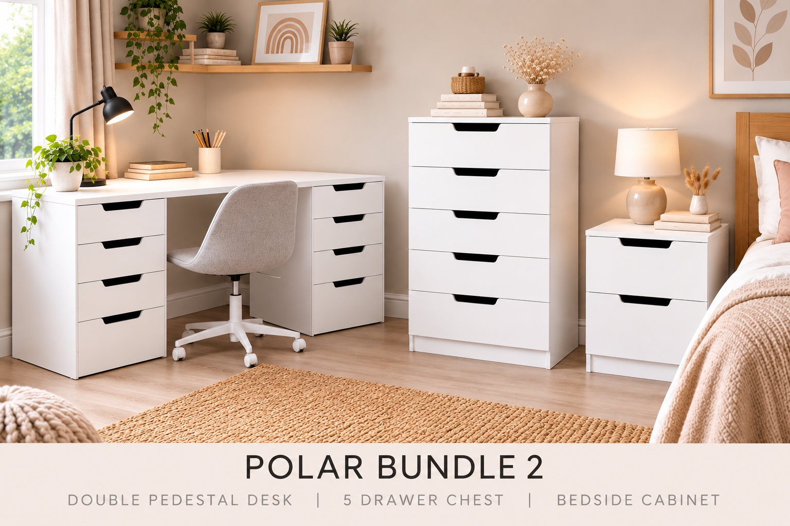 Polar Bundle 2 – Deluxe Study & Storage Collection